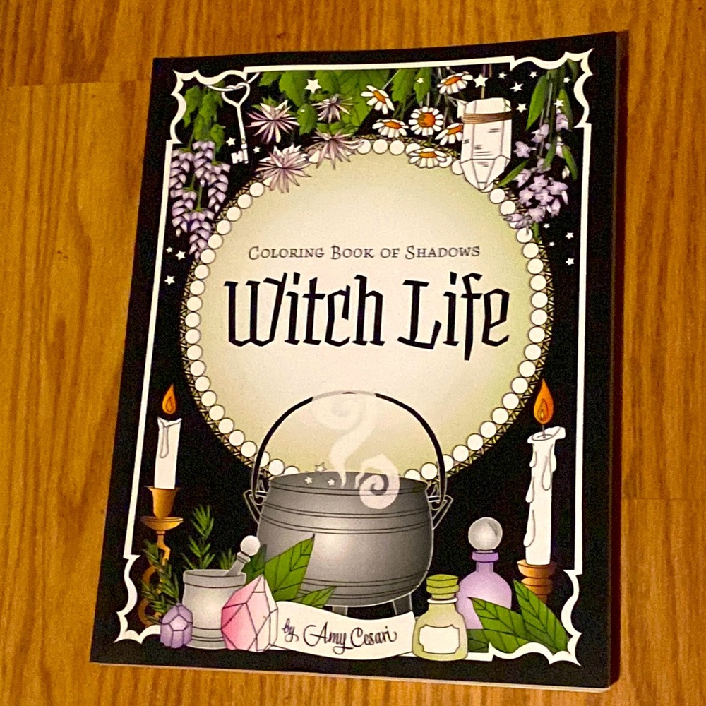 “Witch Life” Coloring Book of Shadows